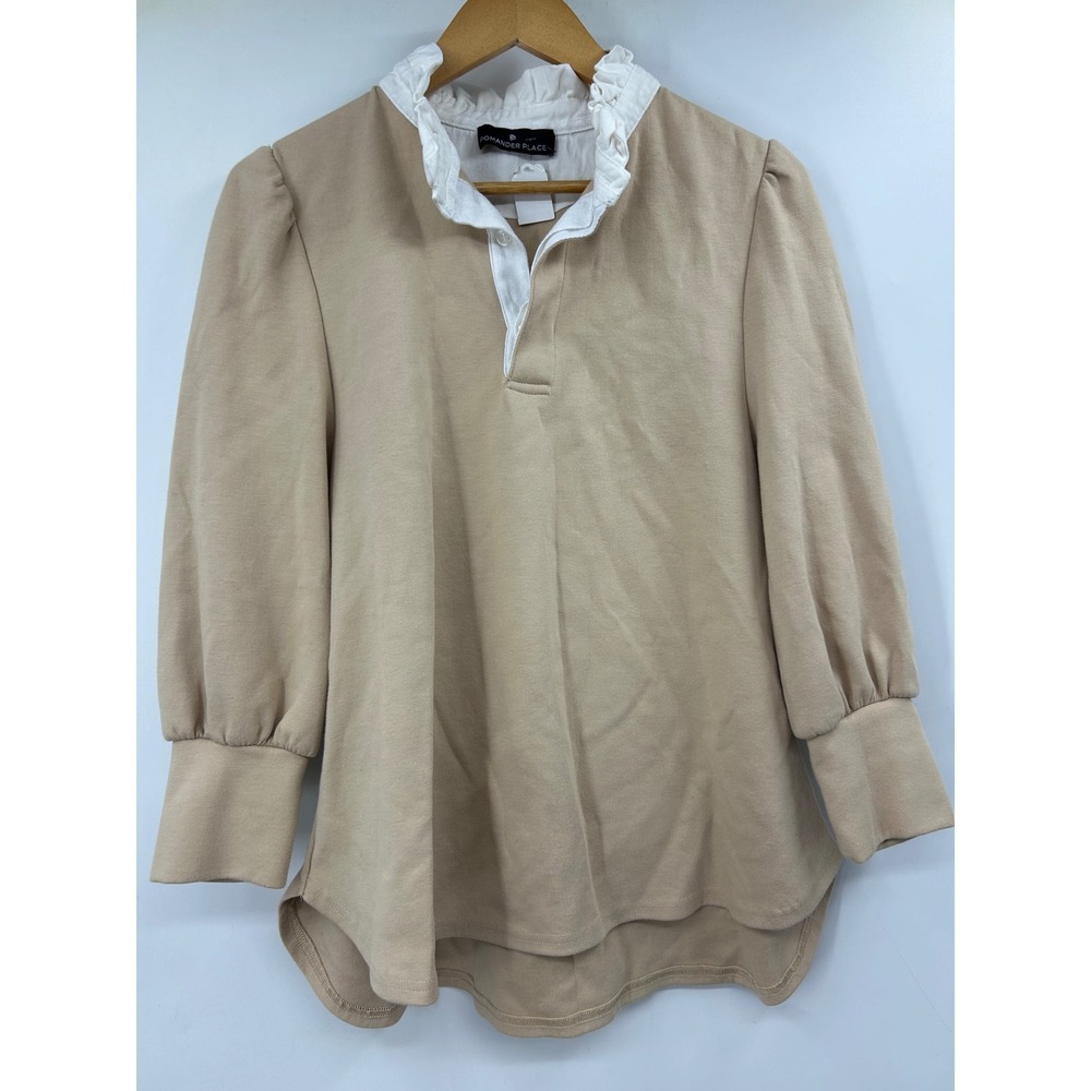 Tuckernuck Pomander Place Charlotte French Terry Top Size M